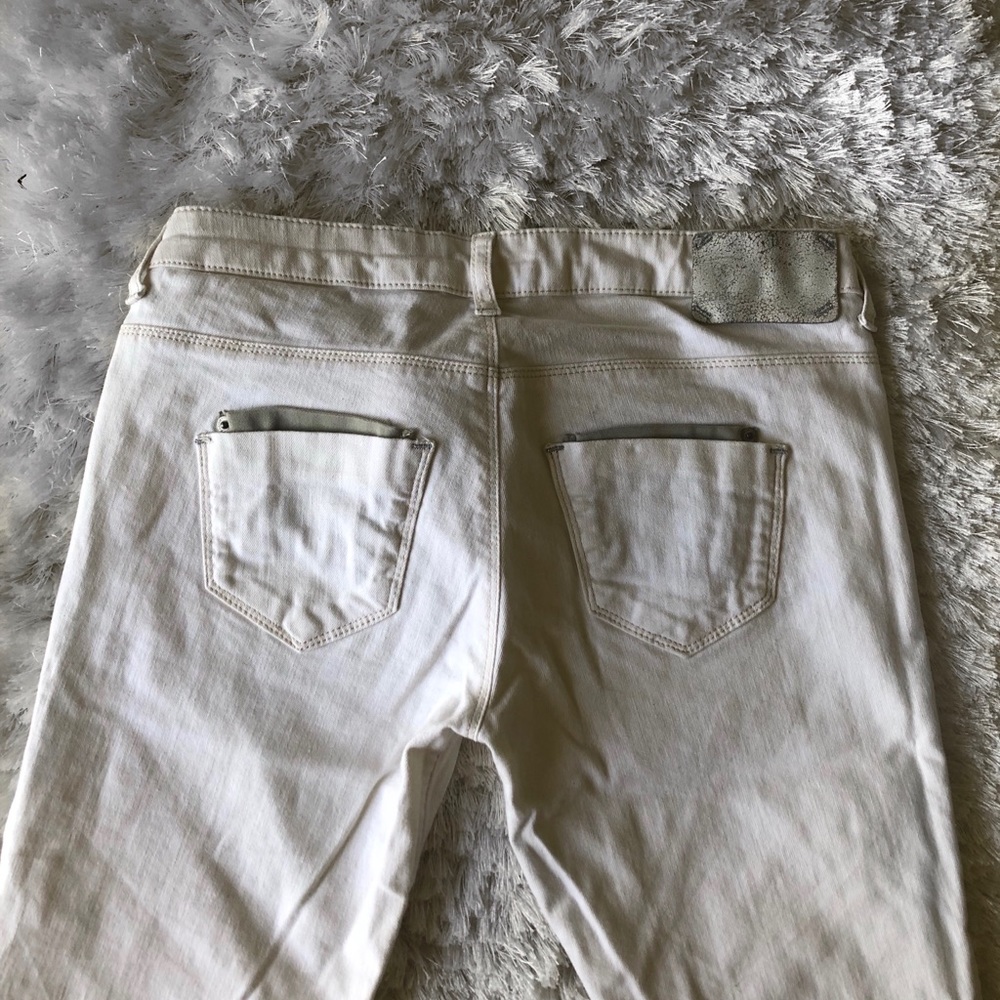 Bershka white jeans